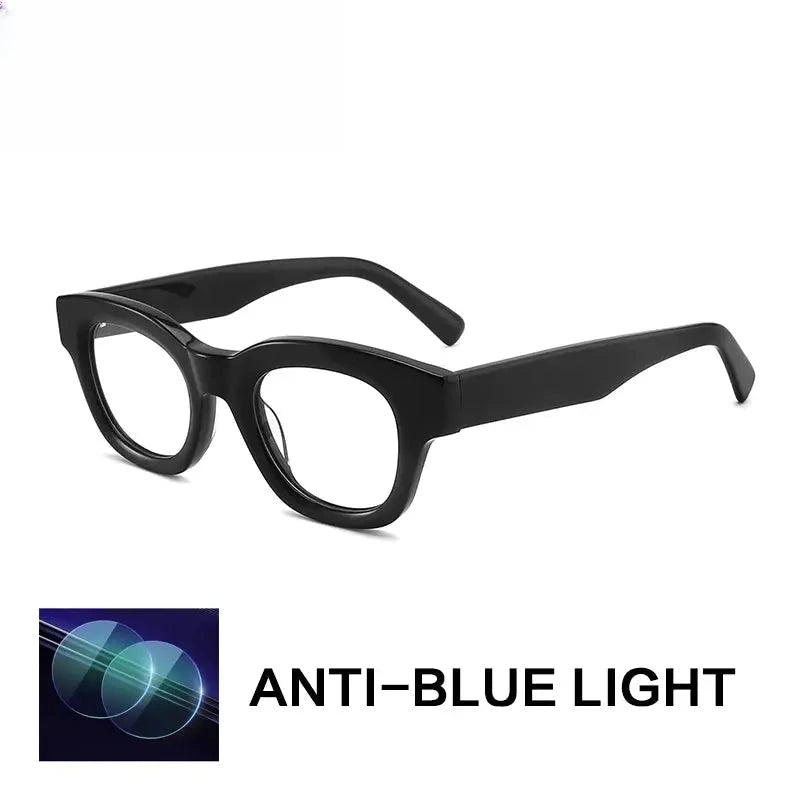 Women's Square Full Rim Acetate Reading Glasses G2400 — view 3 | Rx Spectacle