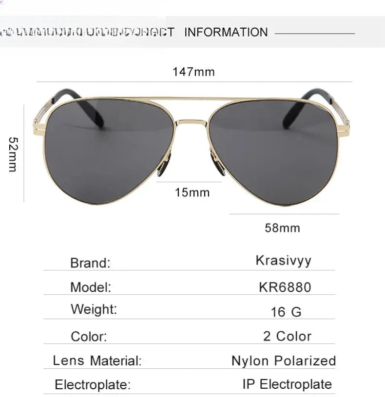 Unisex Oval Full Rim Alloy Screwless Prescription Glasses 6880 — view 8 | Rx Spectacle