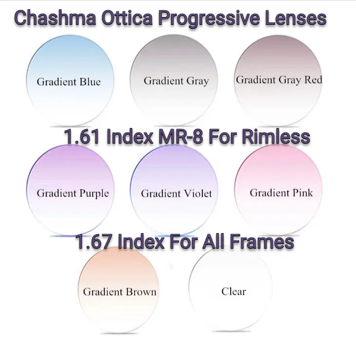High Index Tinted Progressive Lenses — view 1 | Rx Spectacle