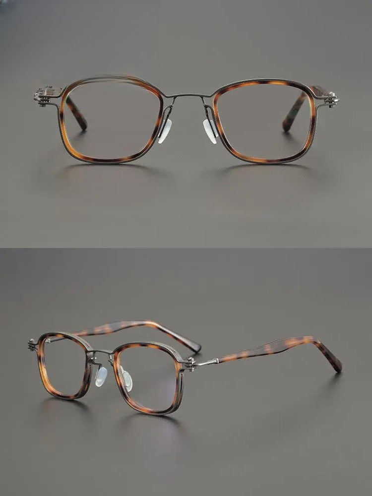 Unisex Square Full Rim Acetate Prescription Glasses Gxyj698 — view 12 | Rx Spectacle