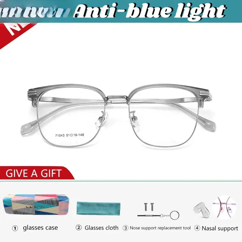 Unisex Oval Full Rim TR90 Reading Glasses 71043 — view 6 | Rx Spectacle