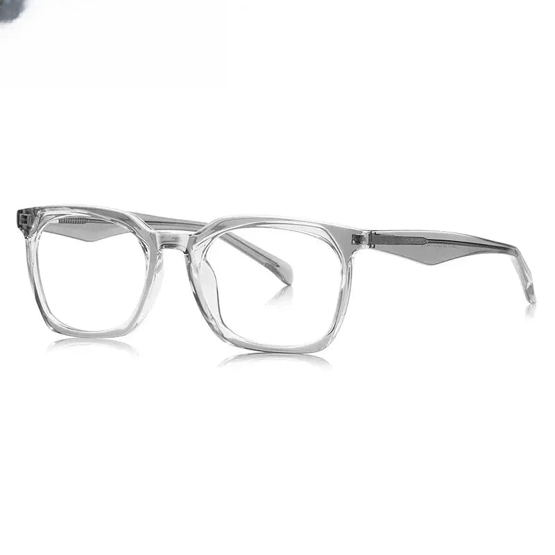Unisex Square Full Rim Titanium Prescription Glasses 474001 — view 3 | Rx Spectacle
