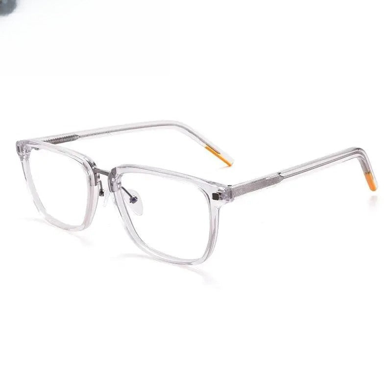 Unisex Square Full Rim Acetate Prescription Glasses Gxyj312 — view 4 | Rx Spectacle