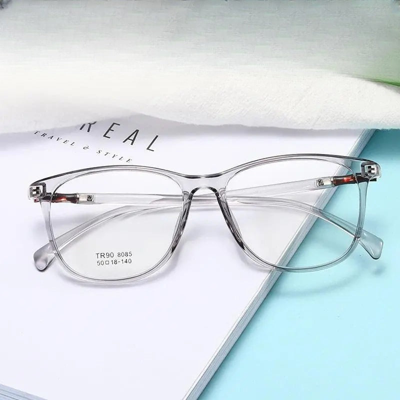 Unisex Square Full Rim TR90 Prescription Glasses 8085 — view 1 | Rx Spectacle