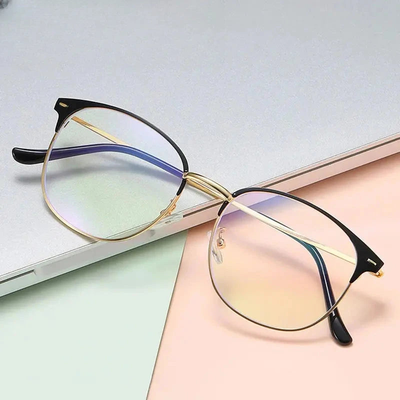 Women's Oval Full Rim TR90 Prescription Glasses 55524 — view 1 | Rx Spectacle
