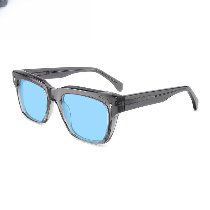 Unisex Square Full Rim Acetate Prescription Glasses Mo15 — view 13 | Rx Spectacle