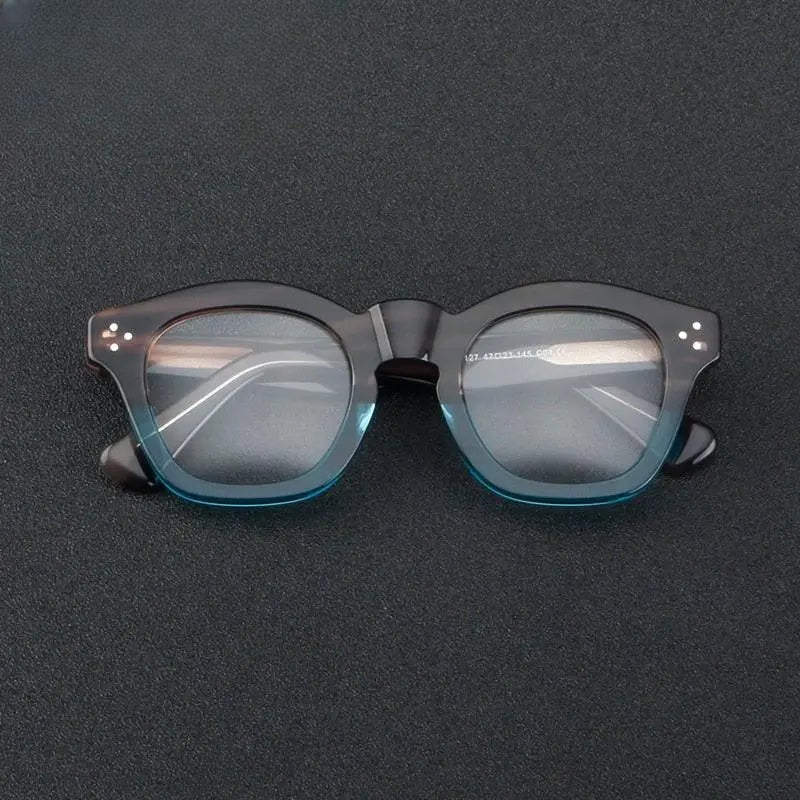 Unisex Square Full Rim Acetate Prescription Glasses Gxyj931 — view 9 | Rx Spectacle