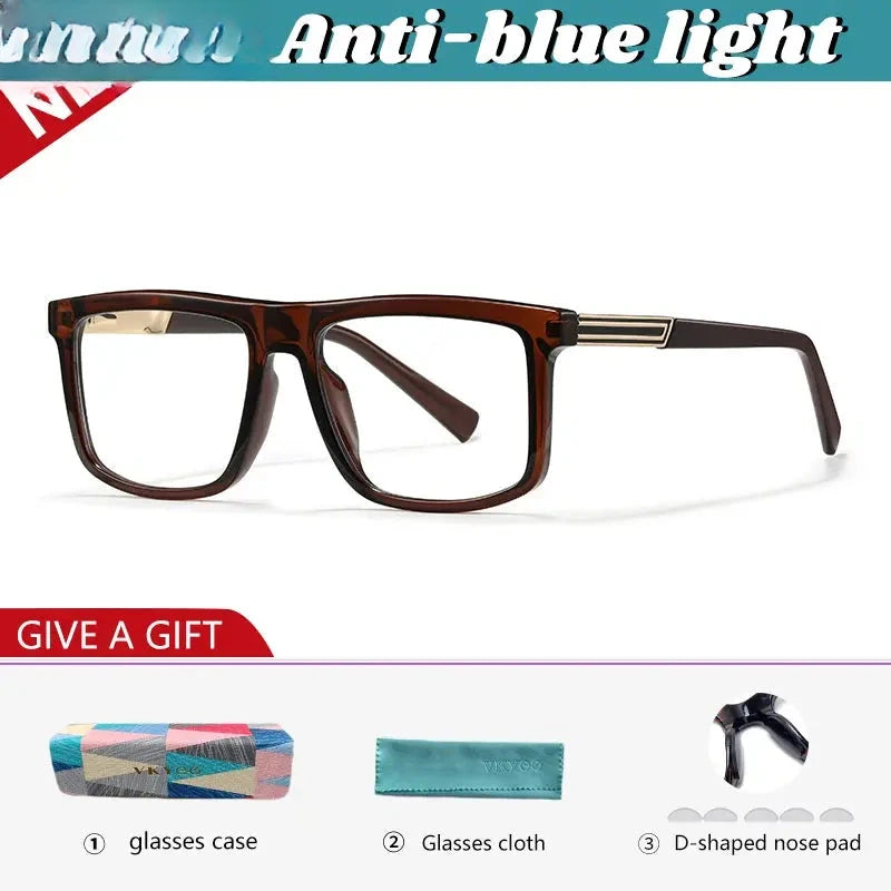 Unisex Square Full Rim TR90 Reading Glasses 660028 — view 8 | Rx Spectacle