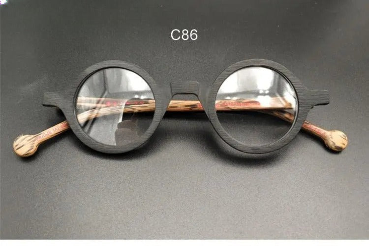 Unisex Round Full Rim Acetate Reading Glasses Y031 — view 12 | Rx Spectacle