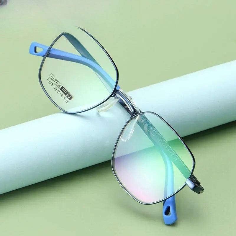 Unisex Polygon Full Rim Ultem Prescription Glasses 7508S — view 1 | Rx Spectacle