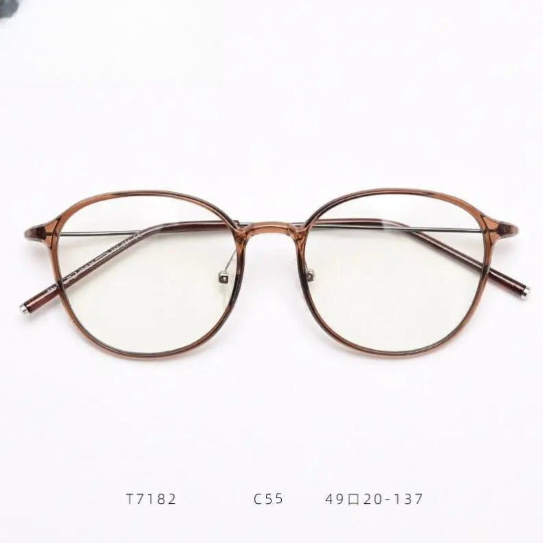 Women's Round Full Rim TR90 Prescription Glasses — view 3 | Rx Spectacle