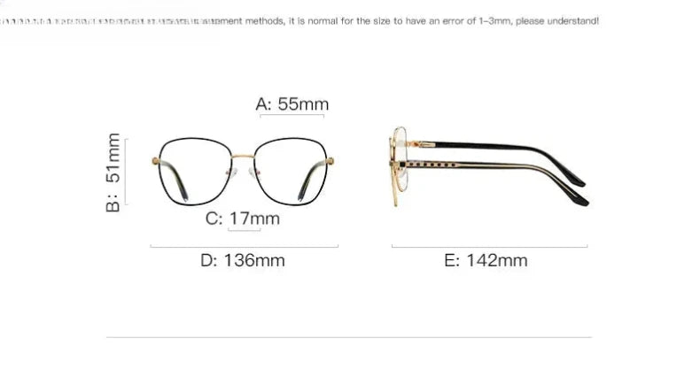 Unisex Butterfly Full Rim Stainless Steel Reading Glasses 3063 — view 13 | Rx Spectacle