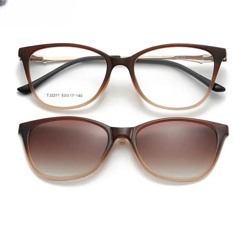 Women's Cat Eye Full Rim TR90 Reading Glasses 62211 — view 3 | Rx Spectacle