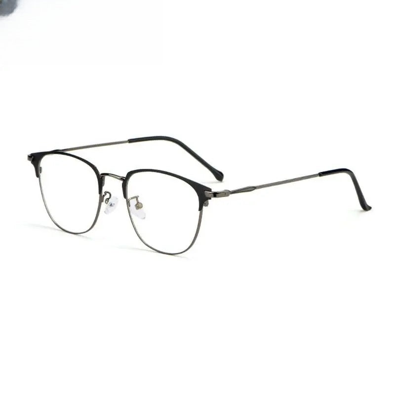 Unisex Square Full Rim Alloy Prescription Glasses 3389 — view 7 | Rx Spectacle