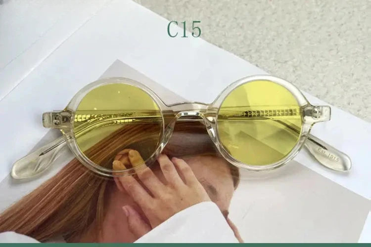 Unisex Round Full Rim Acetate Prescription Glasses 4225s — view 21 | Rx Spectacle