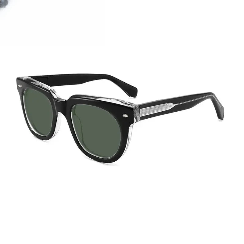 Unisex Square Full Rim Acetate Prescription Glasses Mo17 — view 15 | Rx Spectacle