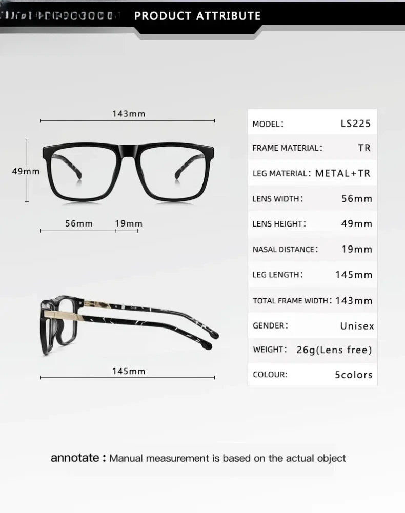 Men's Browline Full Rim TR90 Reading Glasses 77225 — view 2 | Rx Spectacle