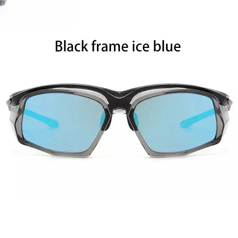 Unisex Square Full Rim TR90 Sports Glasses — view 11 | Rx Spectacle