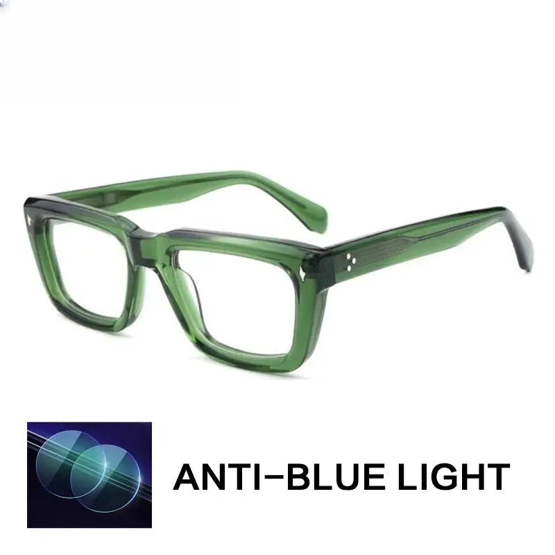 Unisex Browline Full Rim Acetate Reading Glasses 882222 — view 4 | Rx Spectacle