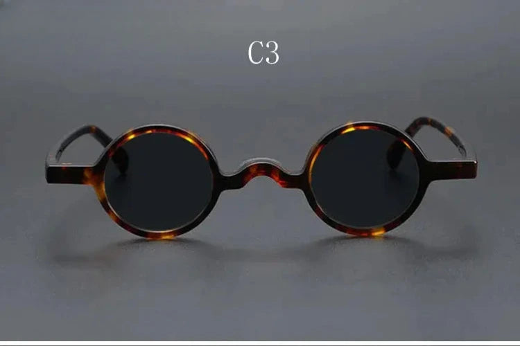 Unisex Round Full Rim Acetate Prescription Glasses 2534 — view 8 | Rx Spectacle