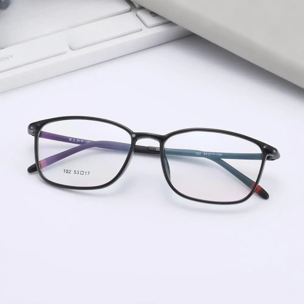 Unisex Round Full Rim Titanium Prescription Glasses 102 — view 12 | Rx Spectacle