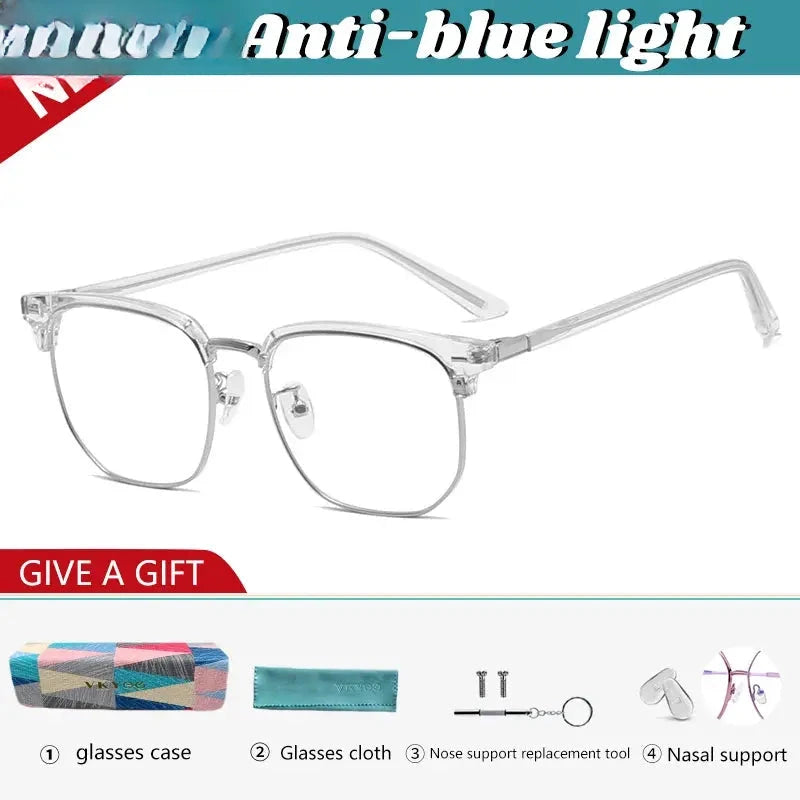 Unisex Square Full Rim TR90 Reading Glasses 49085 — view 9 | Rx Spectacle