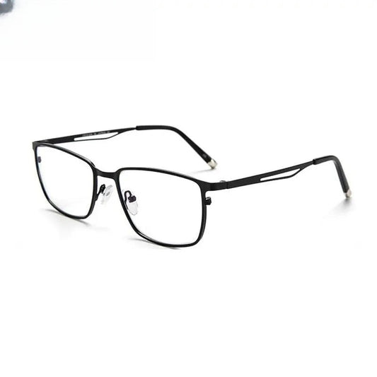 Men's Square Full Rim Alloy Prescription Glasses 2049 — view 1 | Rx Spectacle