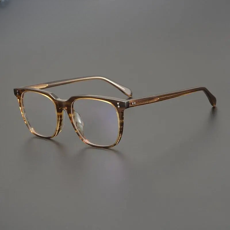 Unisex Square Full Rim Acetate Prescription Glasses Gxyj778 — view 4 | Rx Spectacle