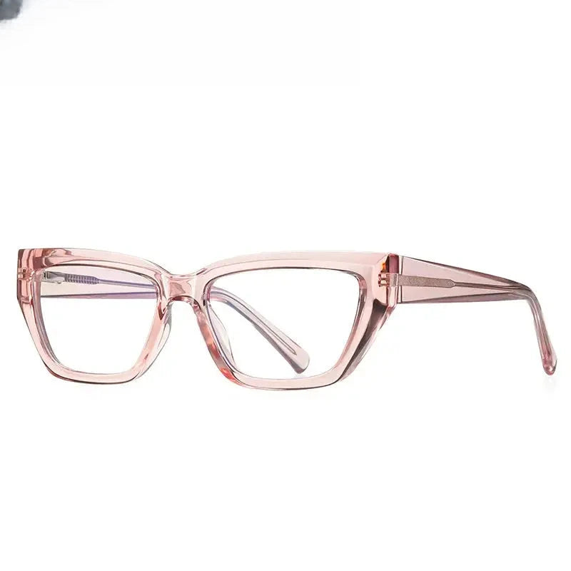 Women's Cat Eye Full Rim Titanium Prescription Glasses 62155 — view 5 | Rx Spectacle