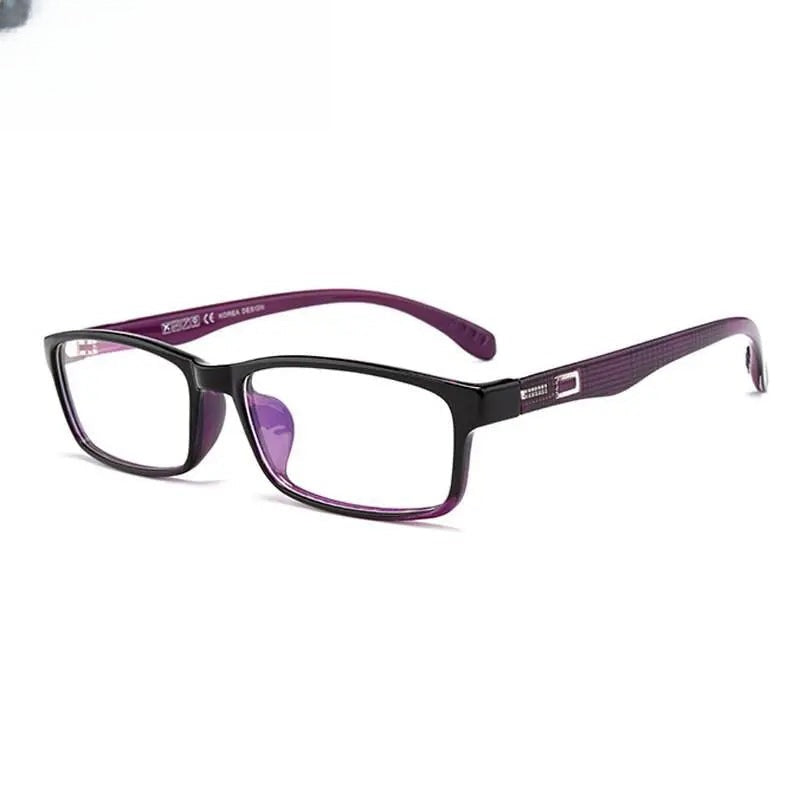 Men's Rectangular Full Rim Titanium Prescription Glasses 2300 — view 8 | Rx Spectacle