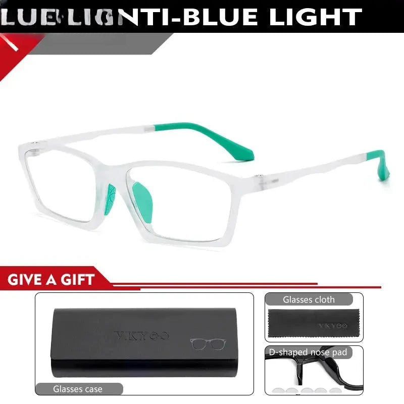Men's Square Full Rim TR90 Reading Glasses 626600 — view 5 | Rx Spectacle