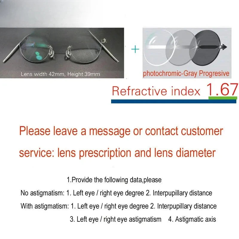 Unisex Oval Rimless Stainless Steel Screwless Prescription Glasses 313533 — view 5 | Rx Spectacle