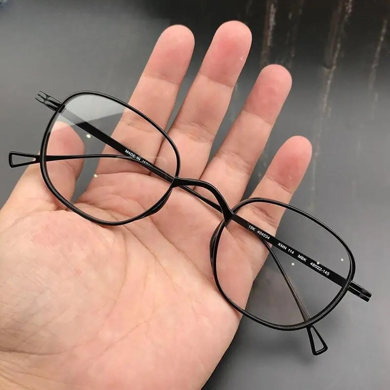 Men's Square Full Rim Titanium Prescription Glasses Gxyj258 — view 3 | Rx Spectacle