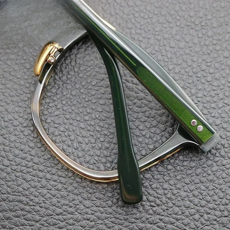 Unisex Oval Full Rim Acetate Prescription Glasses Gxyj843 — view 8 | Rx Spectacle