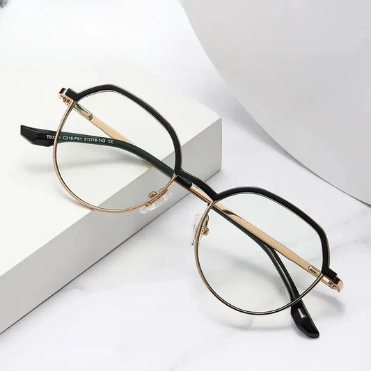 Women's Polygon Full Rim TR90 Prescription Glasses 3201 — view 1 | Rx Spectacle