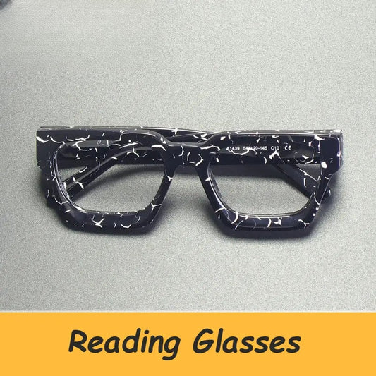 Unisex Browline Full Rim Acetate Reading Glasses G1439 — view 1 | Rx Spectacle