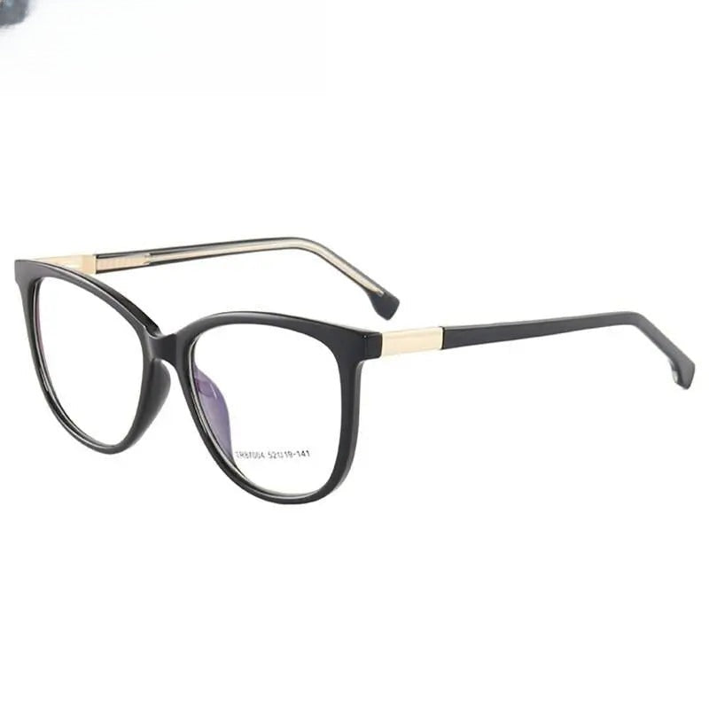 Women's Square Full Rim Titanium Prescription Glasses 87004 — view 3 | Rx Spectacle