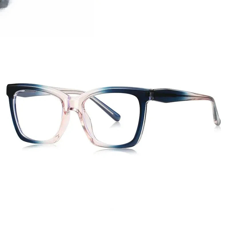 Unisex Square Full Rim Titanium Prescription Glasses 40003 — view 6 | Rx Spectacle