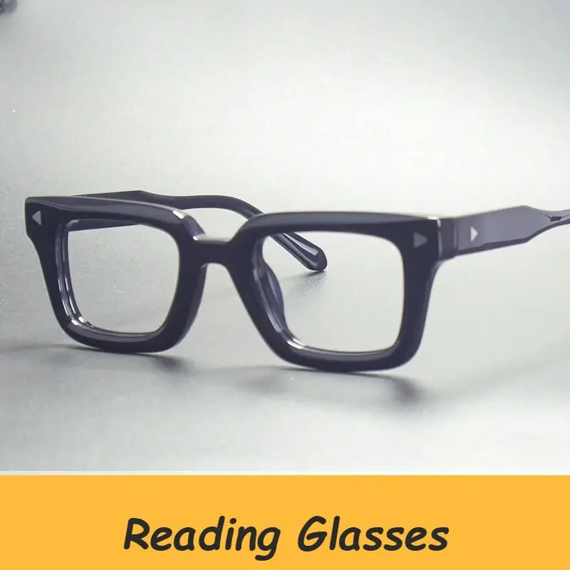 Unisex Browline Full Rim Acetate Reading Glasses 66308 — view 1 | Rx Spectacle