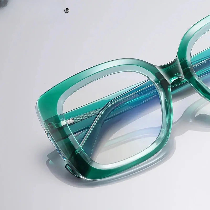 Women's Square Full Rim TR90 Reading Glasses 2171 — view 3 | Rx Spectacle