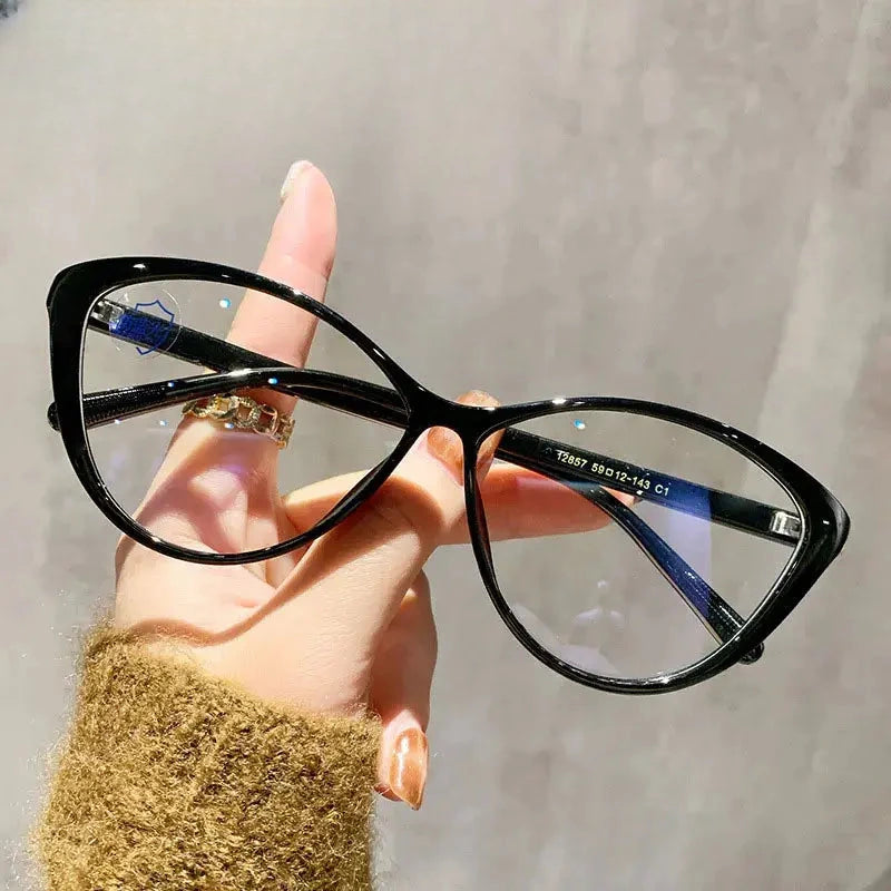 Women's Cat Eye Full Rim TR90 Prescription Glasses 12857 — view 1 | Rx Spectacle