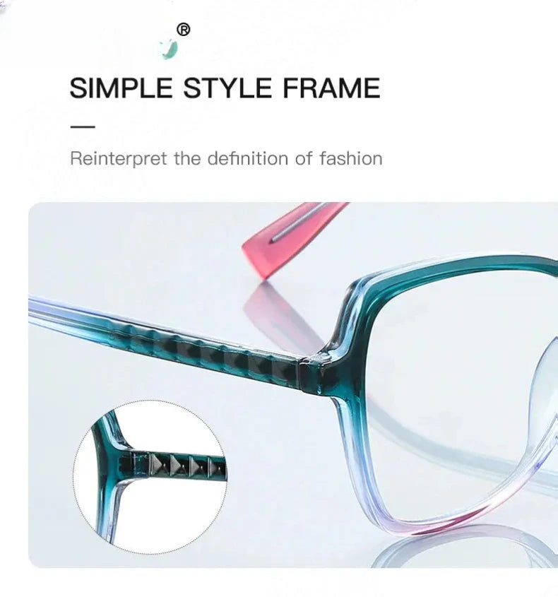 Women's Cat Eye Full Rim Plastic Reading Glasses 2137 — view 3 | Rx Spectacle