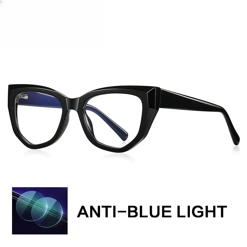 Women's Cat Eye Full Rim Titanium Reading Glasses Gx2156 — view 6 | Rx Spectacle