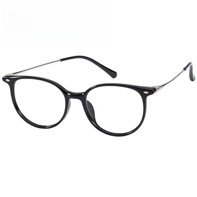 Women's Oval Full Rim Titanium Prescription Glasses 783054 — view 1 | Rx Spectacle