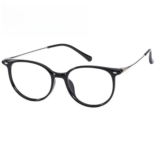 Women's Oval Full Rim Titanium Prescription Glasses 783054 — view 1 | Rx Spectacle