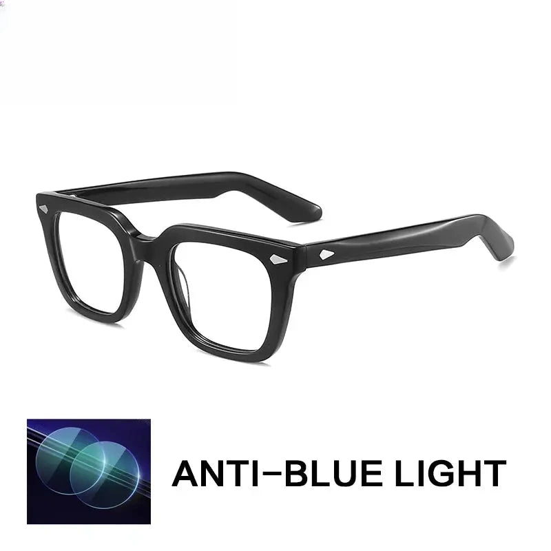 Unisex Browline Full Rim Acetate Reading Glasses G91066 — view 3 | Rx Spectacle