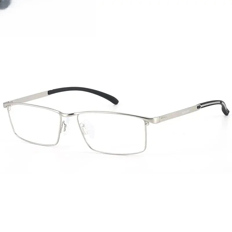 Men's Browline Full Rim Alloy Prescription Glasses 29318 — view 5 | Rx Spectacle