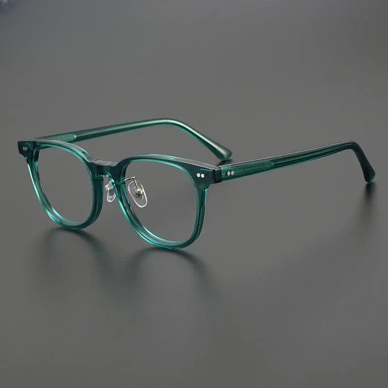Unisex Round Full Rim Acetate Prescription Glasses Gxyj1042 — view 1 | Rx Spectacle