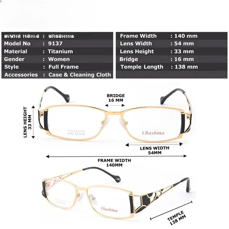 Unisex Square Full Rim Titanium Prescription Glasses 409137 — view 2 | Rx Spectacle