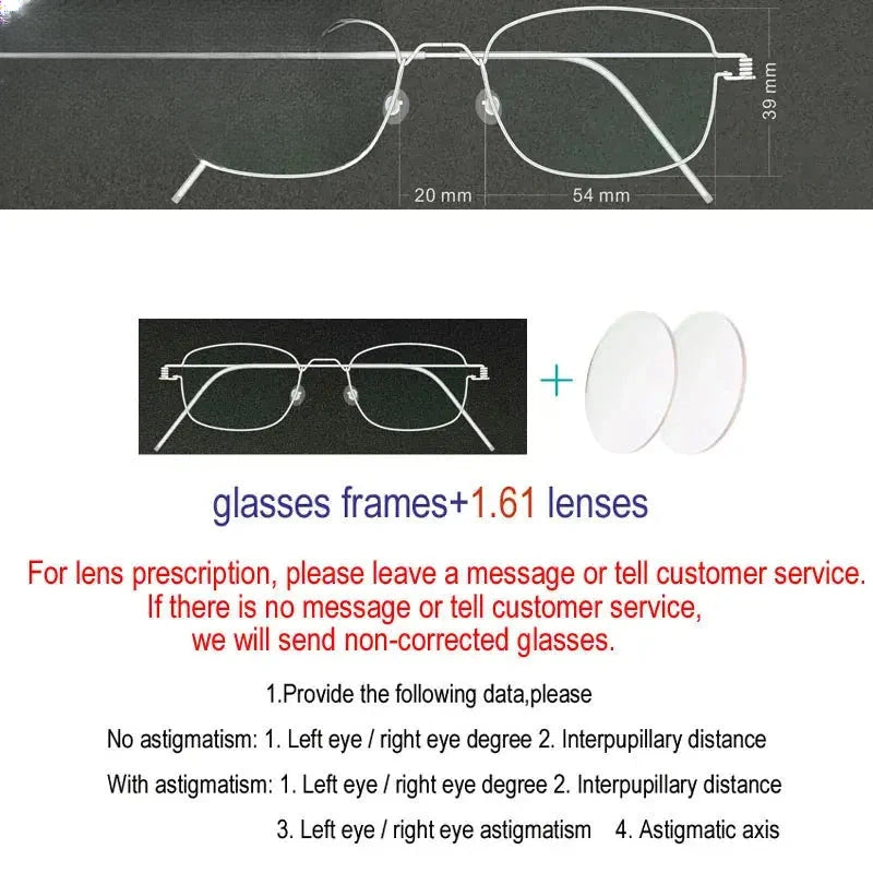 Unisex Oval Full Rim Stainless Steel Screwless Prescription Glasses 61425 — view 32 | Rx Spectacle